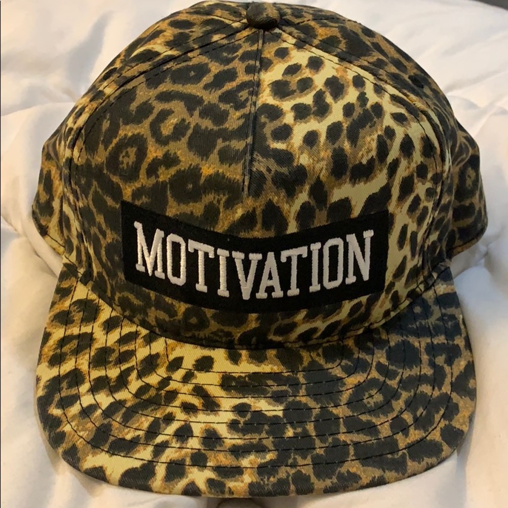 Motivation Animal Print Hat